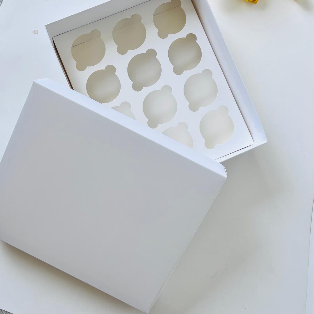 25x30x9 Cupcake Kutusu 12'li — ürün görseli